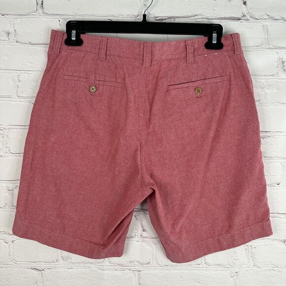 J. Crew Gramercy Men’s 34 Shorts Chino Chambray Preppy Inseam 8 Nautical - Picture 2 of 6